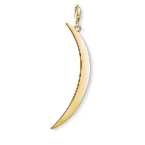 Thomas Sabo Charm Club Yellow Gold Long Moon Pendant D