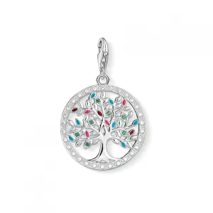 Thomas Sabo Colourful Tree Of Love Pendant Charm
