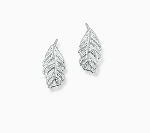 Thomas Sabo Earrings Feather Silver Stud