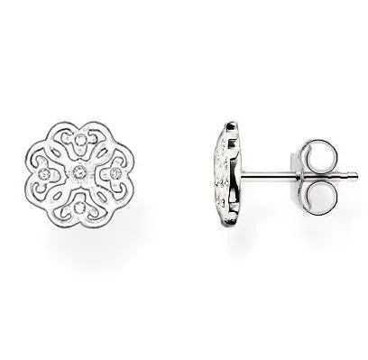 Thomas Sabo Earrings Glam & Soul Ear Studs Filigree Arabesque Silver