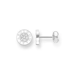 Thomas Sabo Earrings Glam And Soul Silver Zirconia Classic Studs