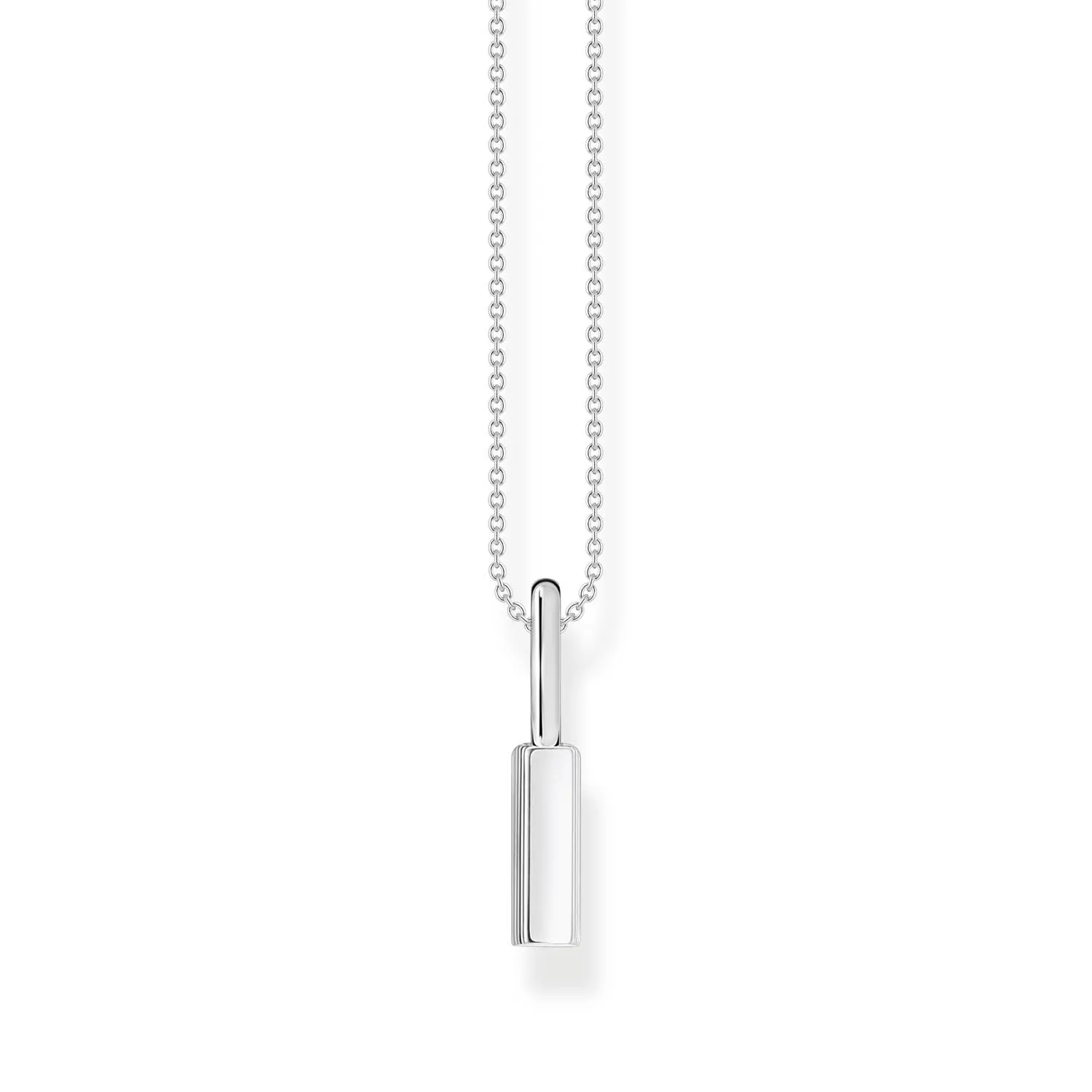 Thomas Sabo Engrav Sterling Silver Padlock on 40-45cm Chain