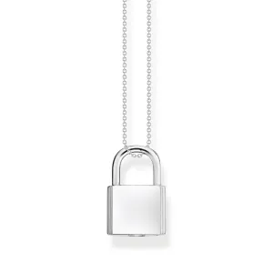 Thomas Sabo Engrav Sterling Silver Padlock on 40-45cm Chain