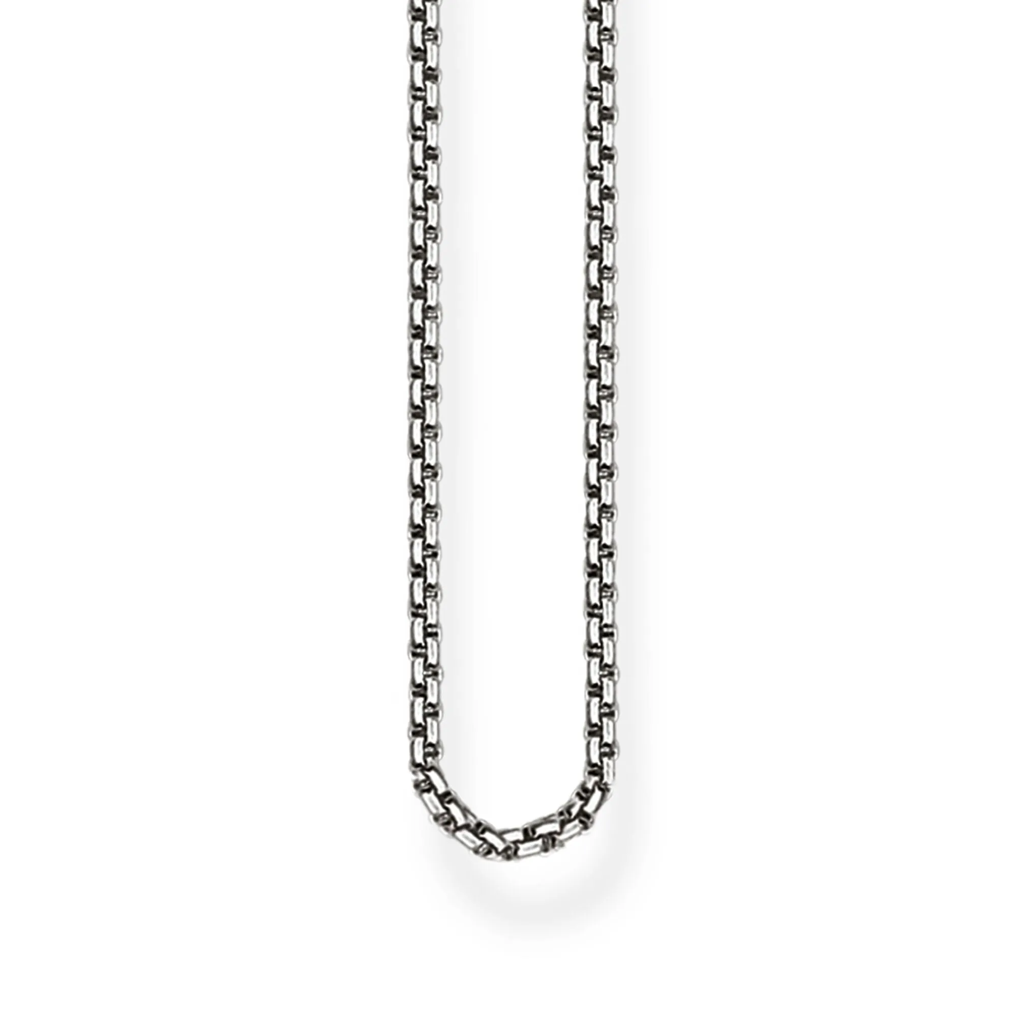 Thomas Sabo Glam And Soul Sterling Silver Blackened Venezia Chain 42cm