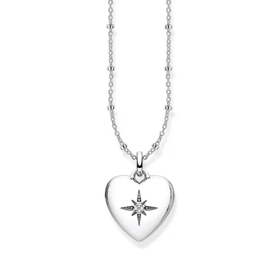 Thomas Sabo Glam And Soul Sterling Silver Diamond Heart Locket