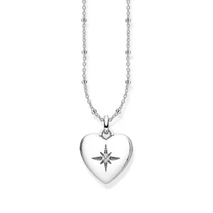 Thomas Sabo Glam And Soul Sterling Silver Diamond Heart Locket