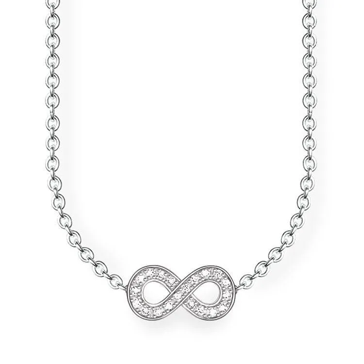 Thomas Sabo Glam And Soul Sterling Silver Diamond Infinity Necklace