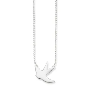 Thomas Sabo Glam And Soul Sterling Silver Swallow Necklace D