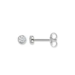 Thomas Sabo Glam And Soul Sterling Silver Zirconia Sparkling Circles Earrings