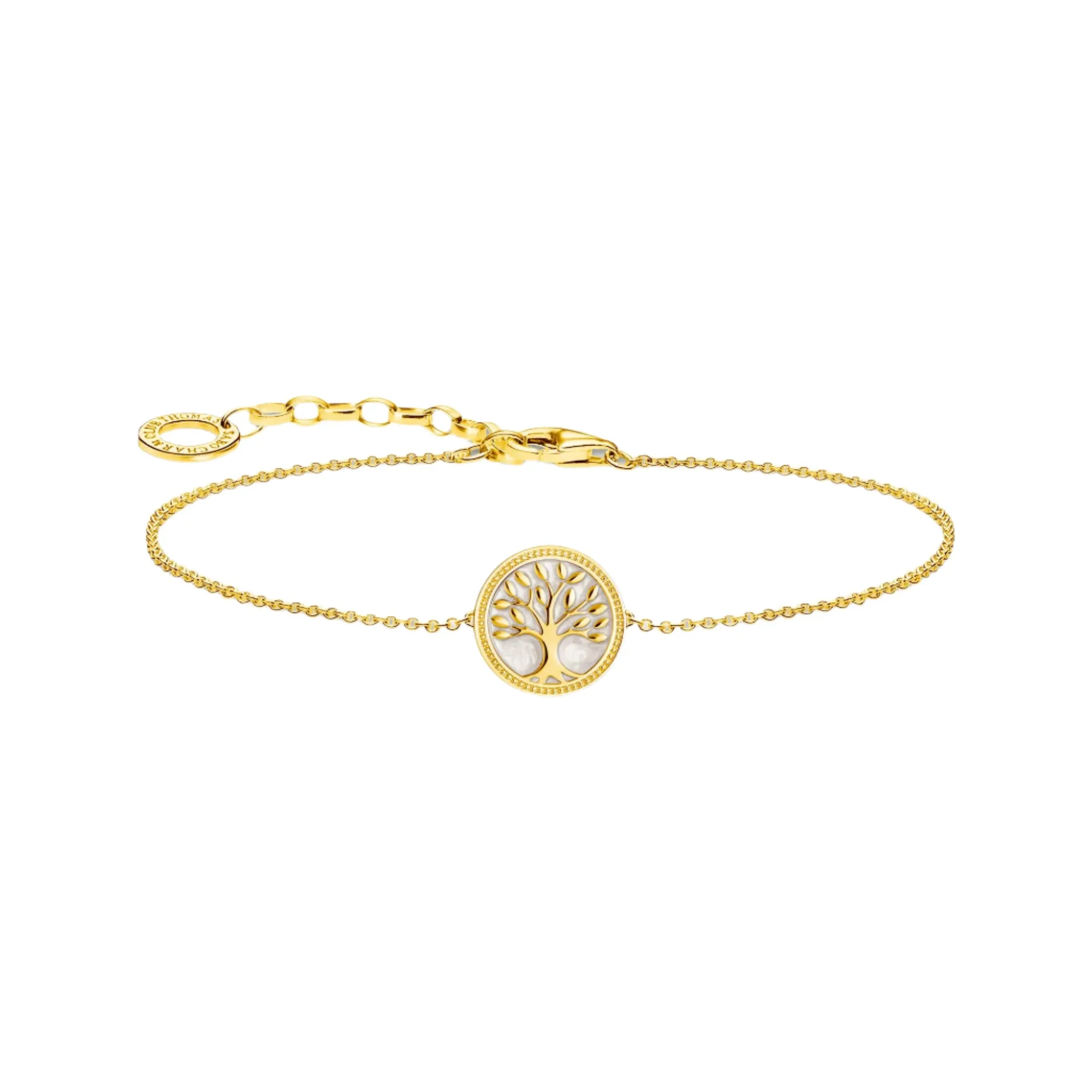 Thomas Sabo - Gold-plated bracelet with tree of love pendant and cold enamel