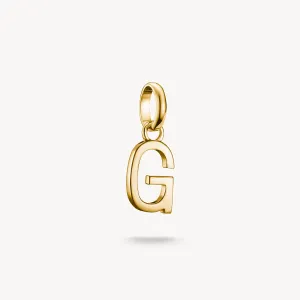 Thomas Sabo Gold Plated Letter G Connect Charm