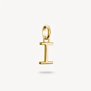 Thomas Sabo Gold Plated Letter I Connect Charm