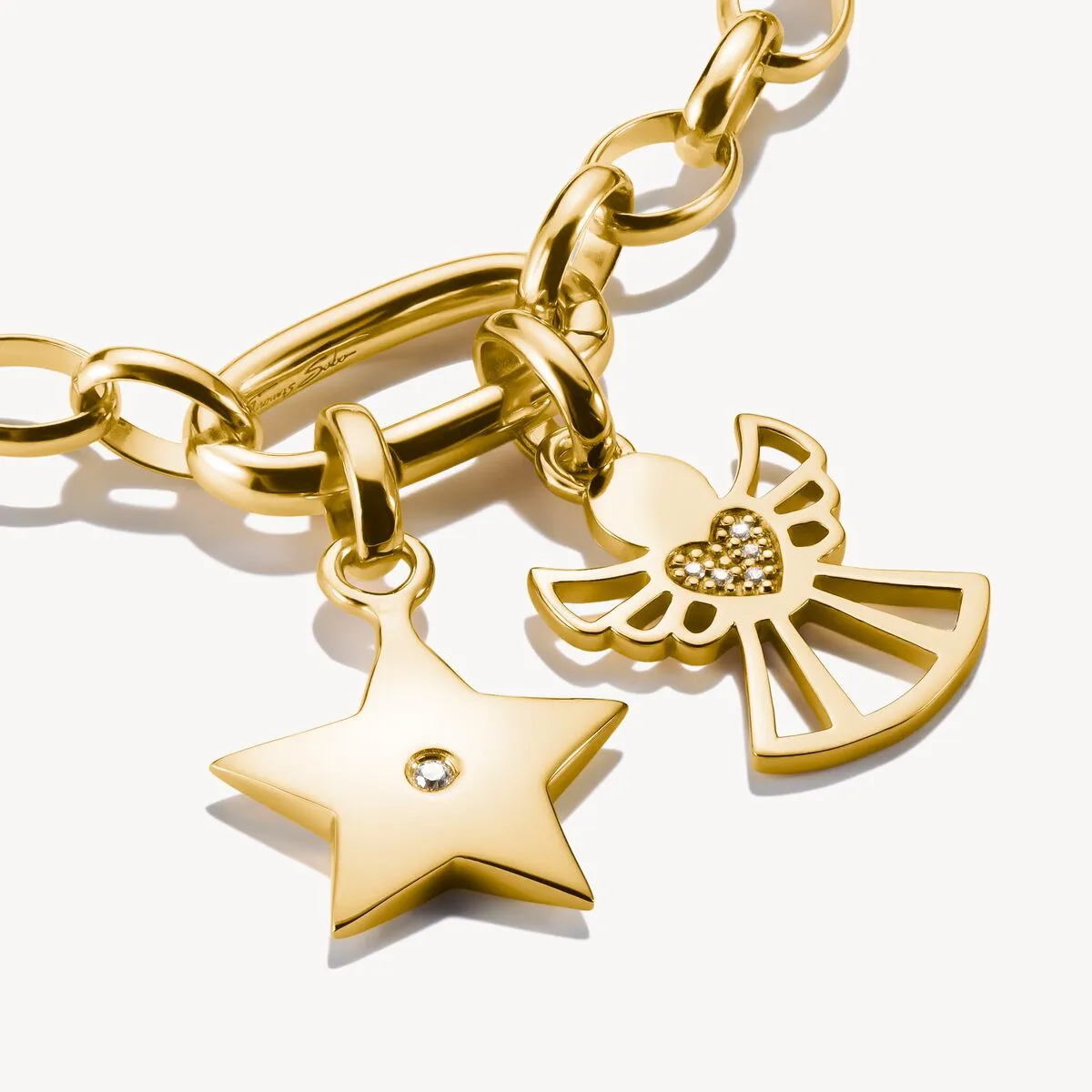 Thomas Sabo Gold Plated Star Connect Charm