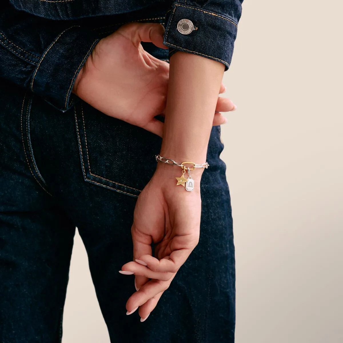 Thomas Sabo Gold Plated Star Connect Charm