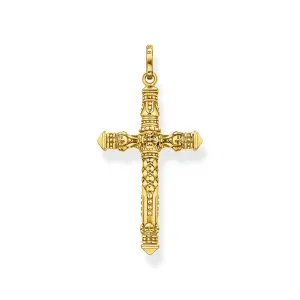 Thomas Sabo Gold Plated Sterling Silver Cross Pendant