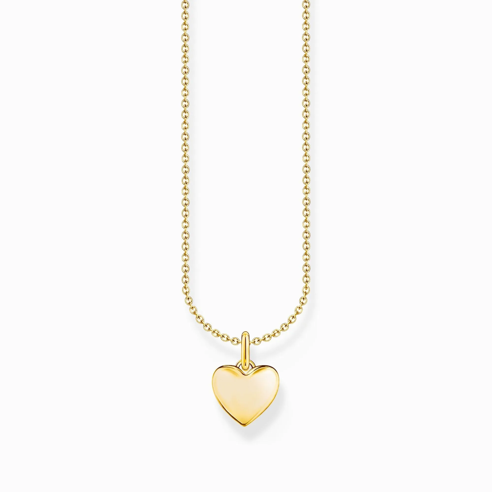 Thomas Sabo Gold Plated Sterling Silver Heart Necklace