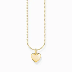 Thomas Sabo Gold Plated Sterling Silver Heart Necklace