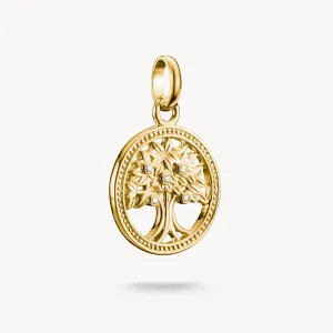 Thomas Sabo Gold Plated Tree of Life Connect Charm