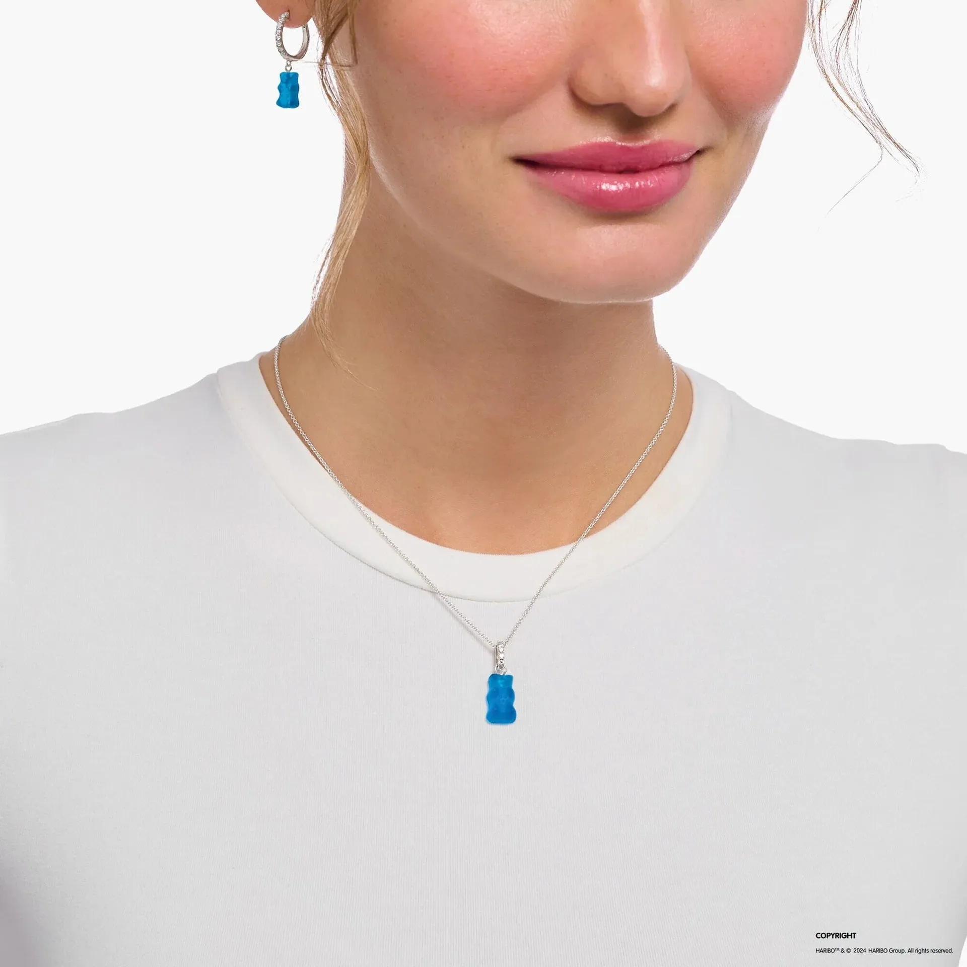 Thomas Sabo - Haribo Blue Blueberry Bear Necklace