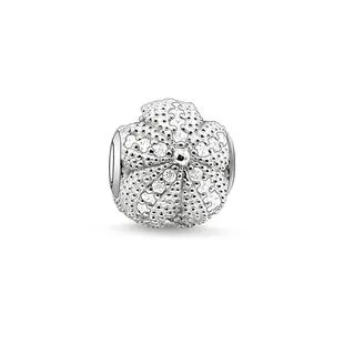 Thomas Sabo Karma Bead Sterling Silver White Zirconia Starfish Charm