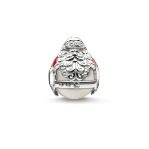 Thomas Sabo Karma Beads Sterling Silver Red Enamel Santa Claus Charm D