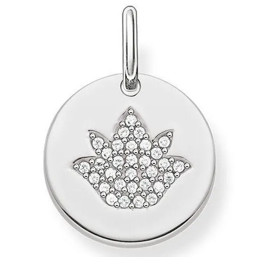 Thomas Sabo Love Bridge Lotus Flower Disc Pendant D
