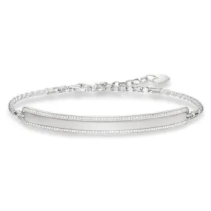 Thomas Sabo Love Bridge Sterling Silver White Zirconia Bracelet D
