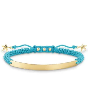 Thomas Sabo Love Bridge Yellow Gold Starfish Blue Bracelet D