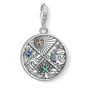 Thomas Sabo Multicoloured Earth Water Air Fire Four Elements Pendant Charm