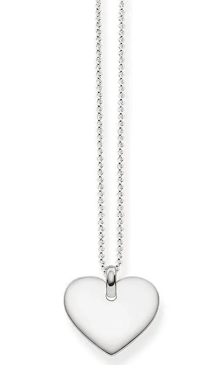 Thomas Sabo Necklace Glam & Soul Heart Silver 42cm D