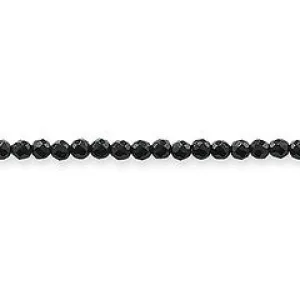 Thomas Sabo Necklace Silver & Black Onyx Faceted 70cm Chain D