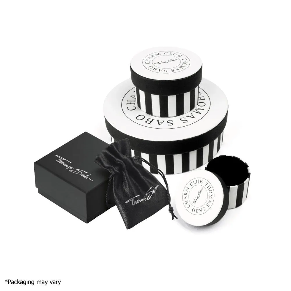 Thomas Sabo Obsidian Black Charm Bracelet