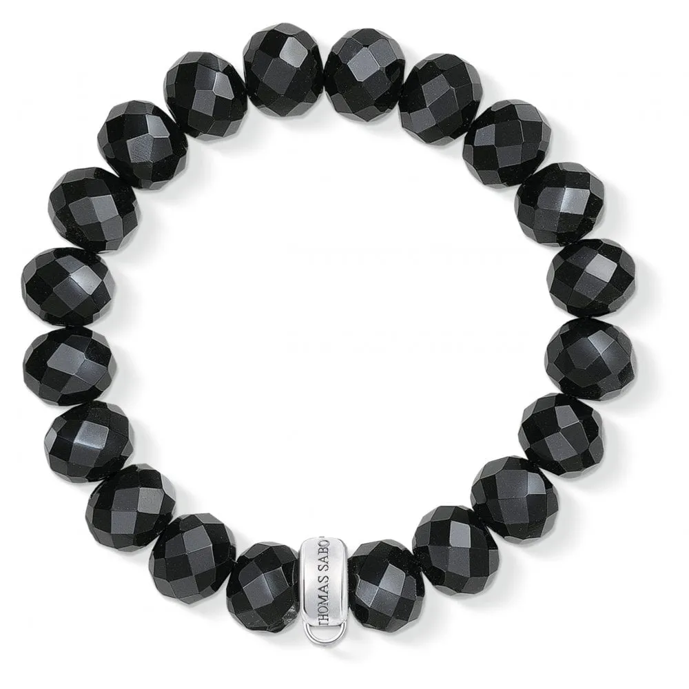 Thomas Sabo Obsidian Black Charm Bracelet