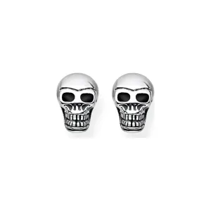 Thomas Sabo Rebel At Heart Sterling Silver Skull Stud Earrings