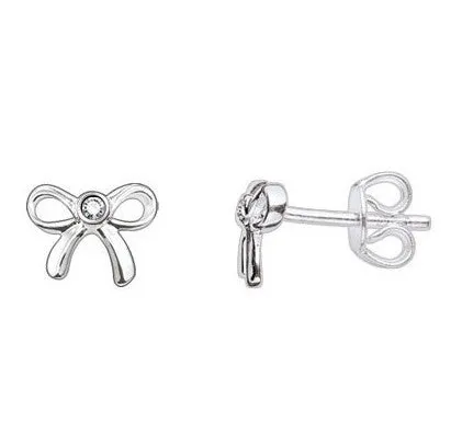 Thomas Sabo Rebel at Heart Sweet Diamonds Bow Studs Earrings D