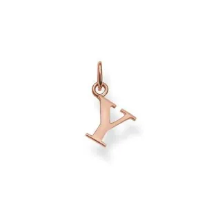 Thomas Sabo Rose Gold Letter Y Pendant D