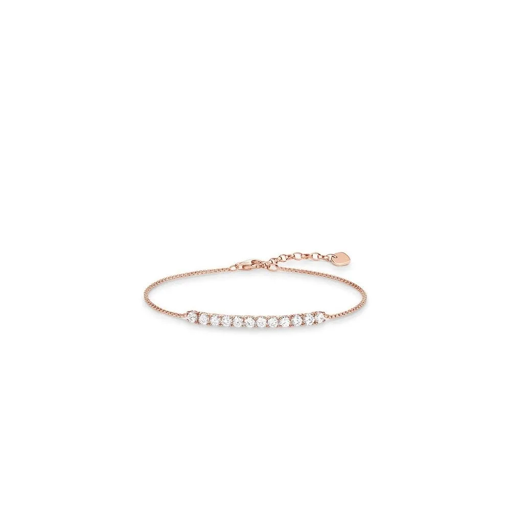 Thomas Sabo Rose Gold Tennis Bracelet