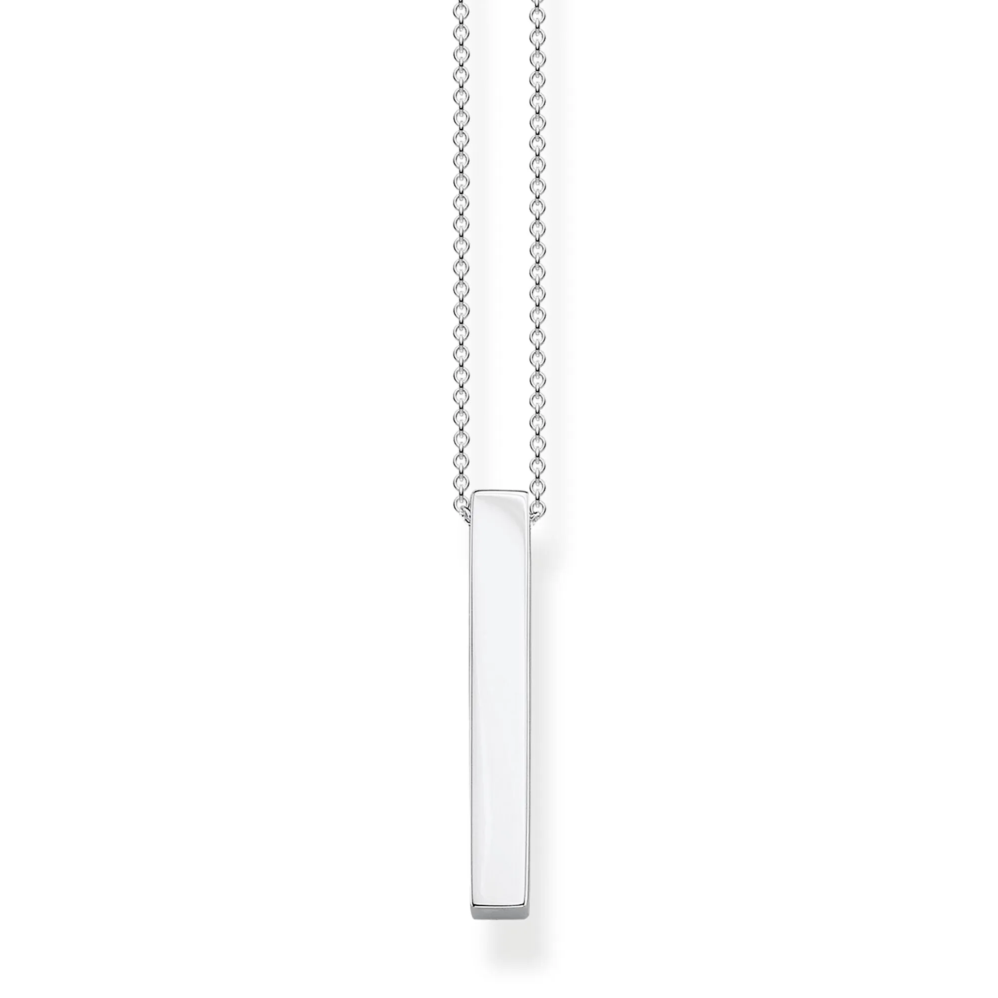 Thomas Sabo Sterling Silver Cuboid Necklace