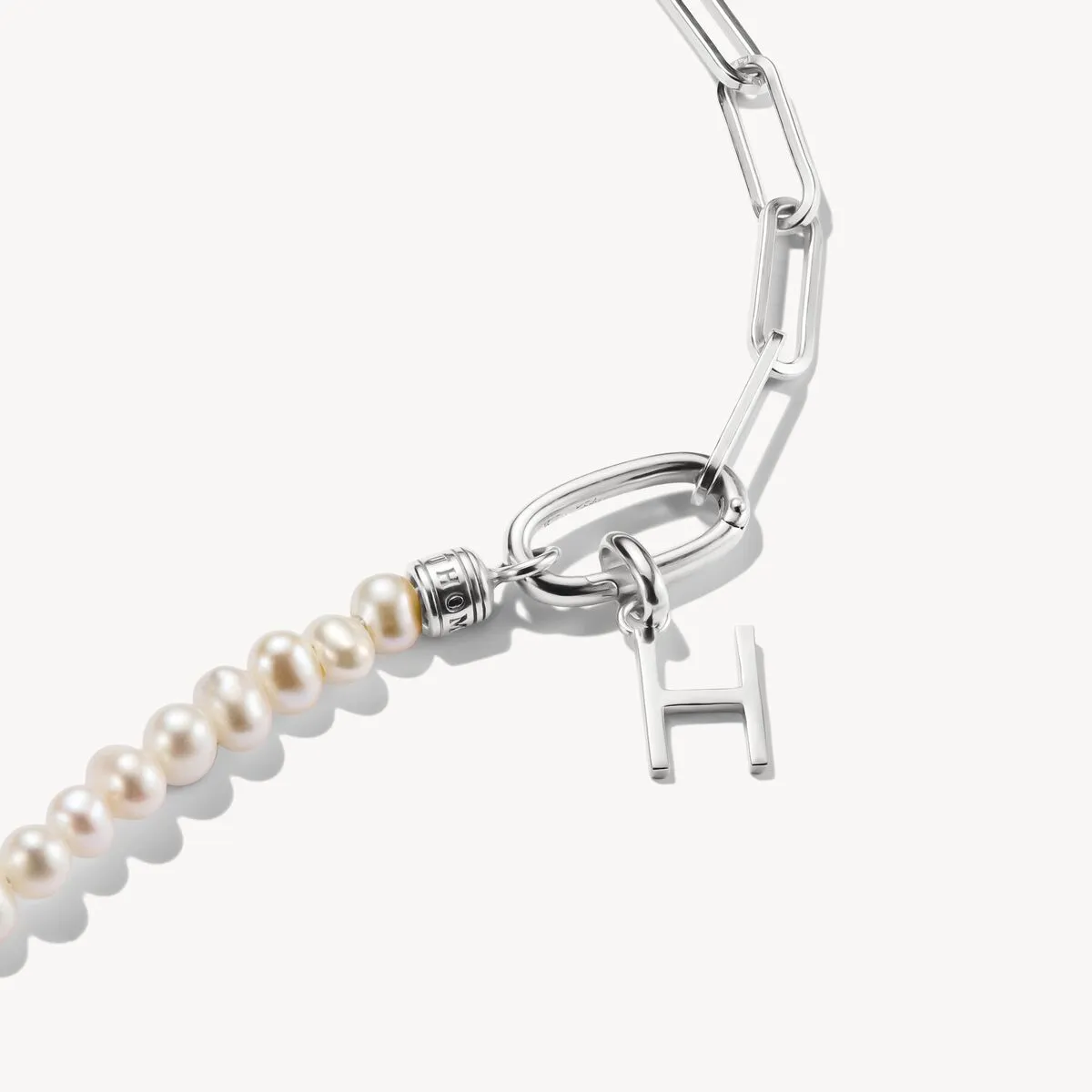Thomas Sabo Sterling Silver Letter H Connect Charm