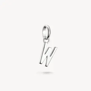 Thomas Sabo Sterling Silver Letter W Connect Charm