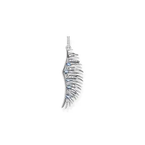 Thomas Sabo Sterling Silver Phoenix Wing Blue Stones Pendant