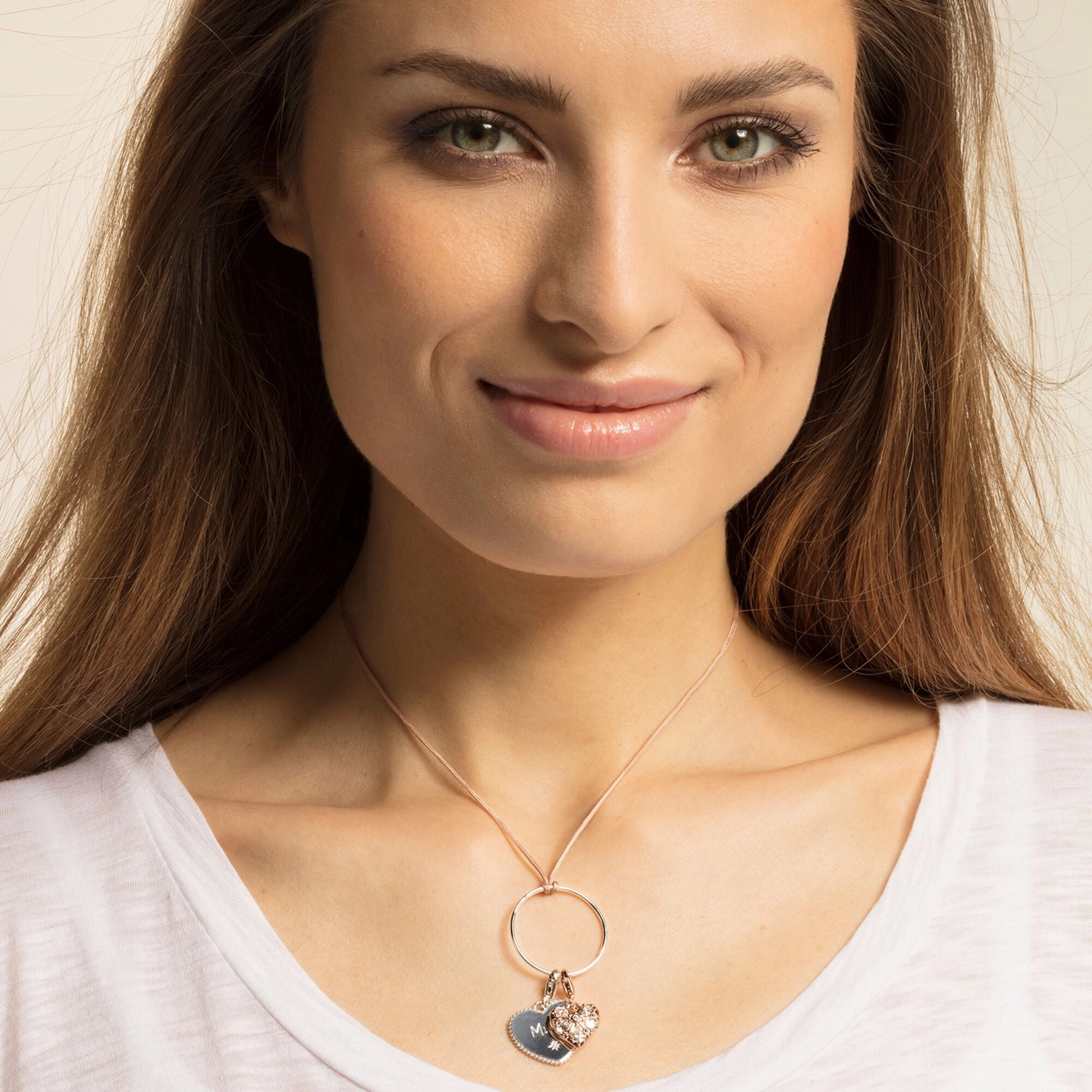 Thomas Sabo Charm Club Sterling Silver Heart Mum Charm D