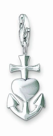 Thomas Sabo Charm Club Sterling Silver Love Hope Faith Charm D