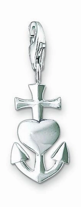 Thomas Sabo Charm Club Sterling Silver Love Hope Faith Charm D