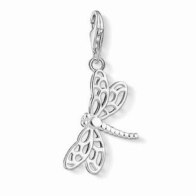 Thomas Sabo Charm Club Sterling Silver Origami Dragonfly Charm D