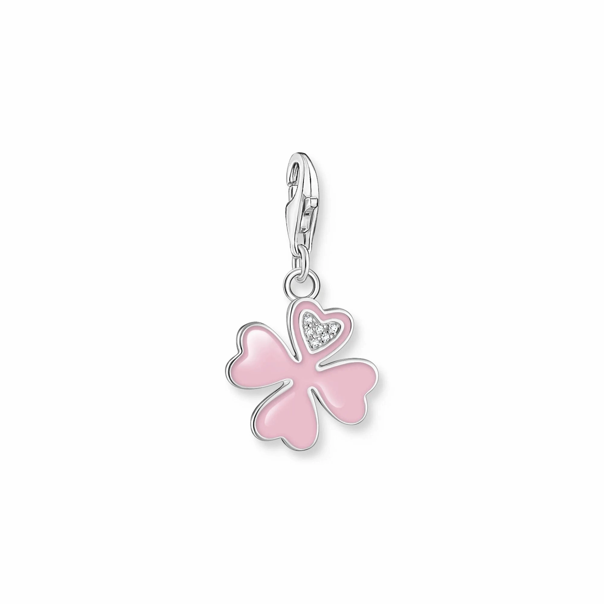 Thomas Sabo CHARMIST - Pink Clover Leaf CZ