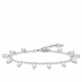Thomas Sabo Glam & Soul Sterling Silver CZ Baguette Cut Bracelet