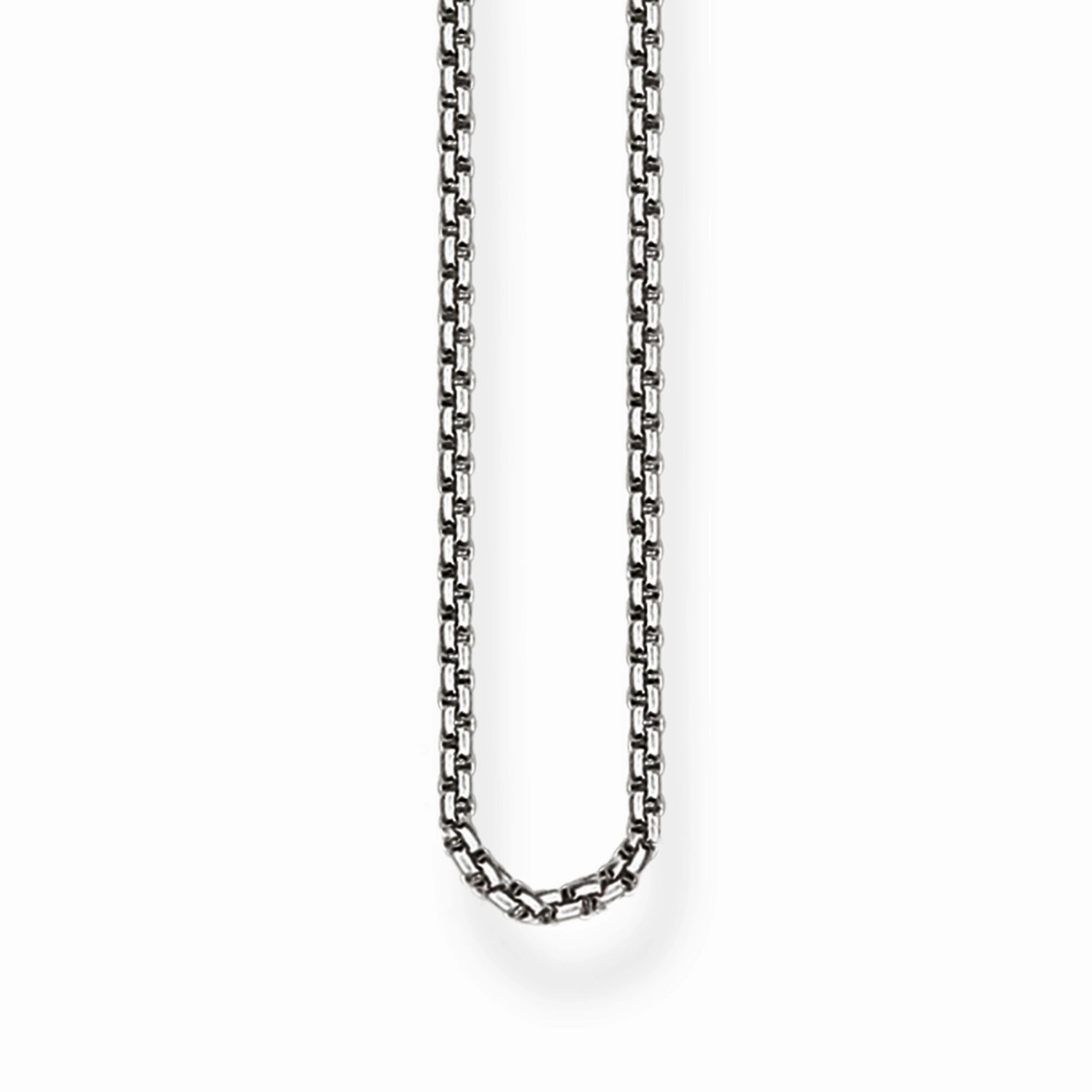 Thomas Sabo Glam And Soul Sterling Silver Blackened Venezia Chain 42cm