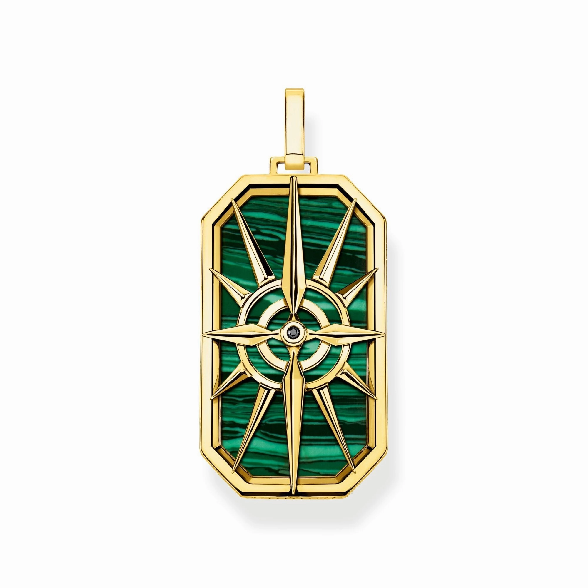 Thomas Sabo Gold Plated Sterling Silver Compass Star Pendant