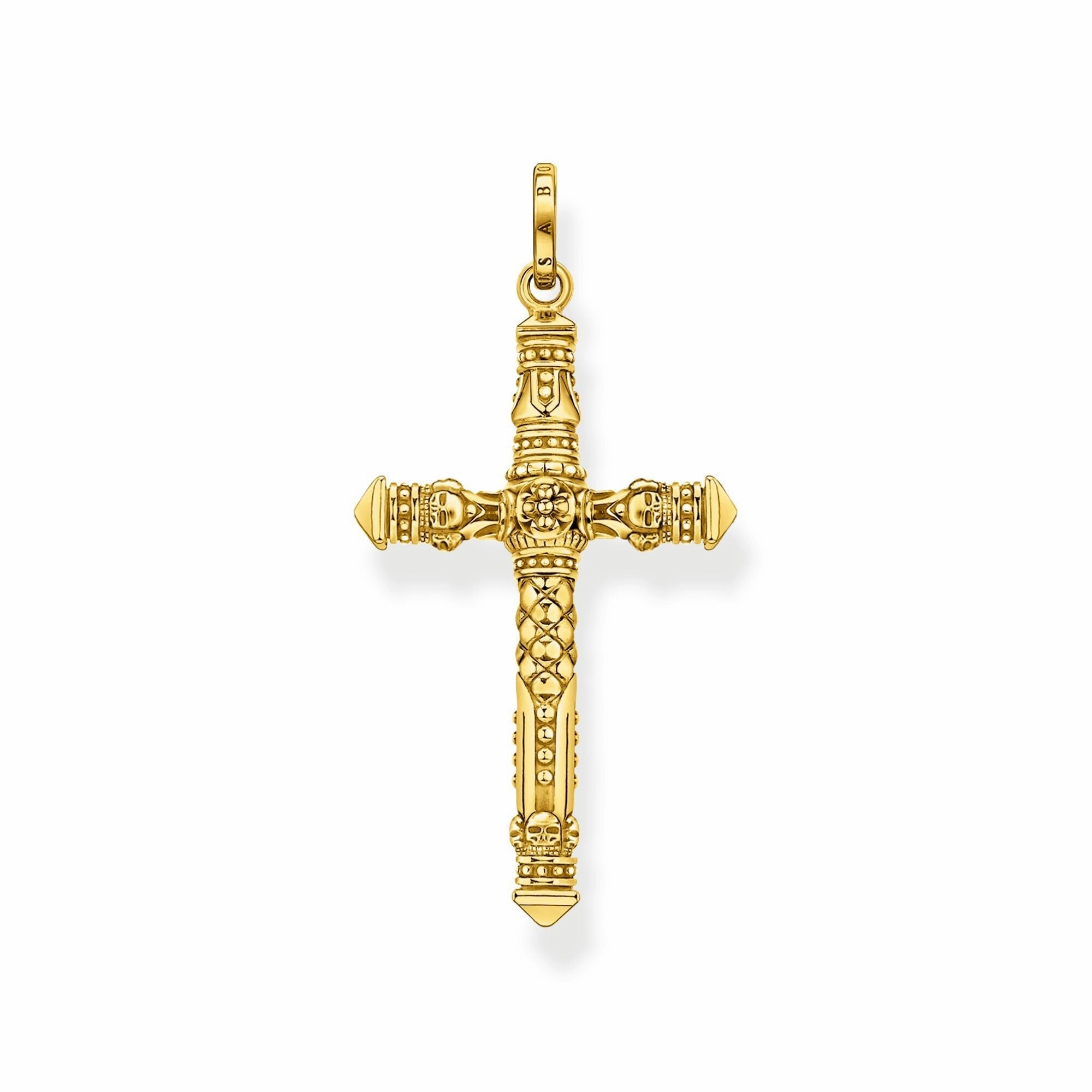 Thomas Sabo Gold Plated Sterling Silver Cross Pendant